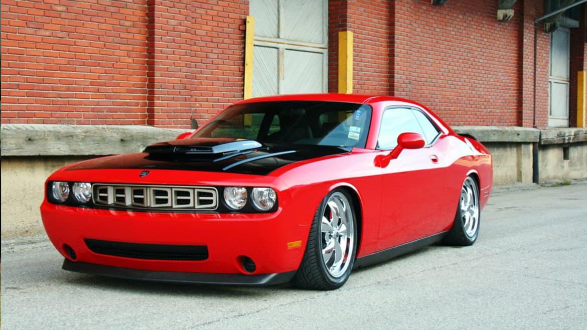 Red Dodge Challenger